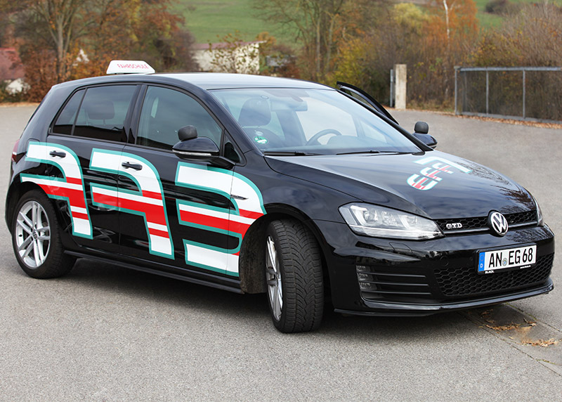 Eff VW Golf Fahrschulauto VW Golf der Fahrschule Eff.
