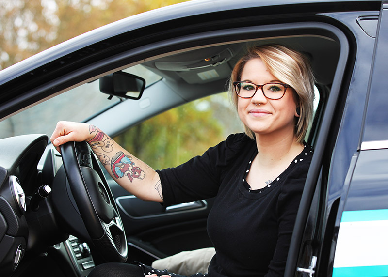 Backgroundmanagerin Luise Luise ist zuständig für die administratorischen Aufgaben.